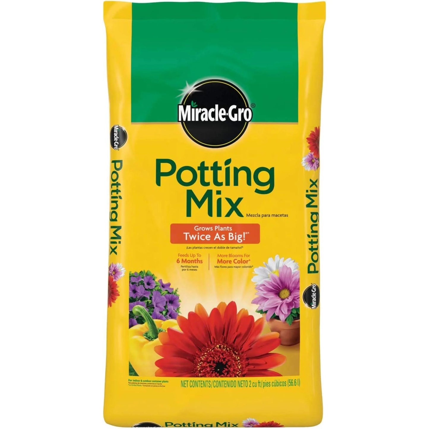 Miracle-Gro Premium Potting Mix - 2 cu ft pack