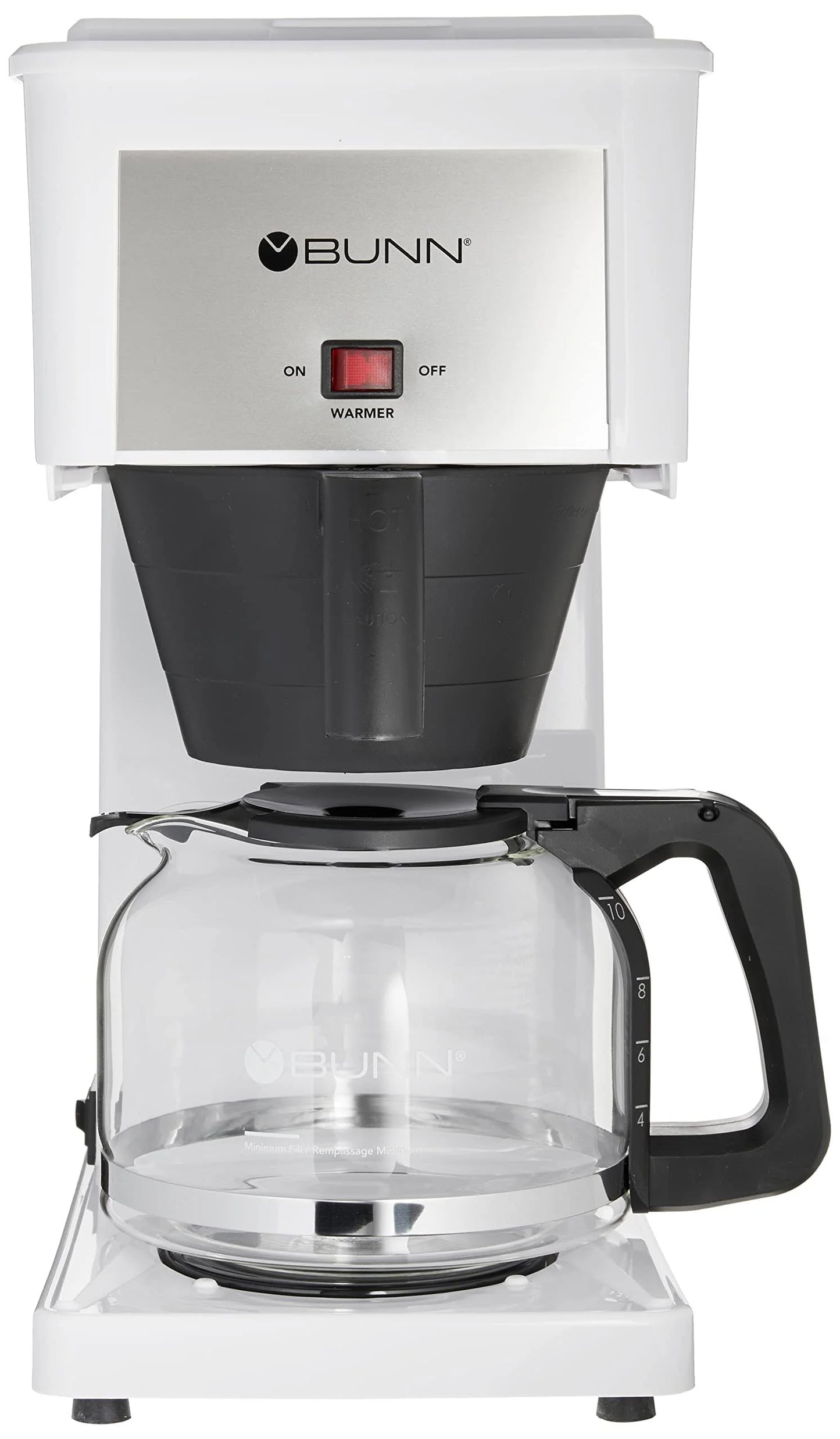 Bunn GRW Velocity Brew 10-Cup Original Home Coffee Maker - White