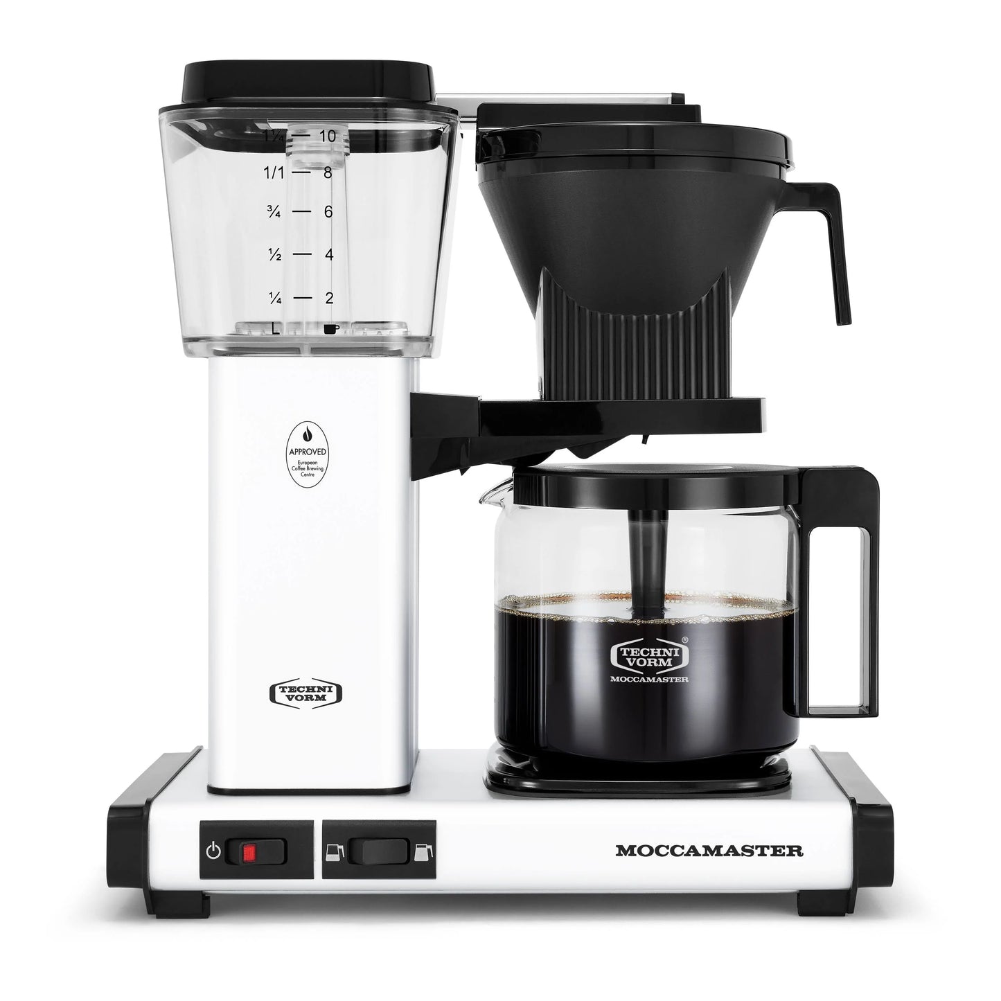 Moccamaster KBGV Select 10-Cup Glass Brewer Matte White Coffee Maker