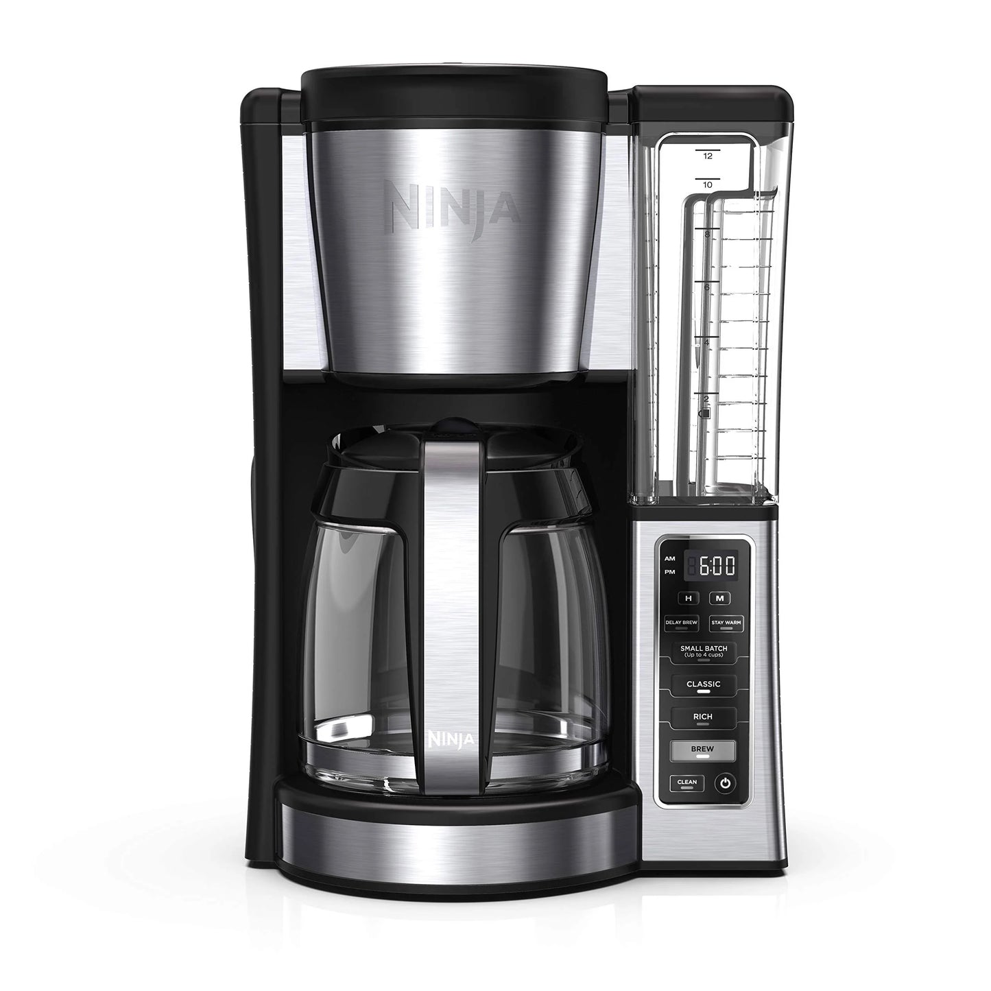 Ninja 12-Cup Programmable Brewer CE251 Coffee Maker, 60 oz, Black/Stainless Steel (Renewed)
