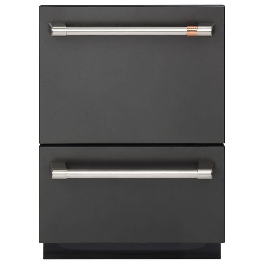 Cafe Dishwasher Double Drawer Black
