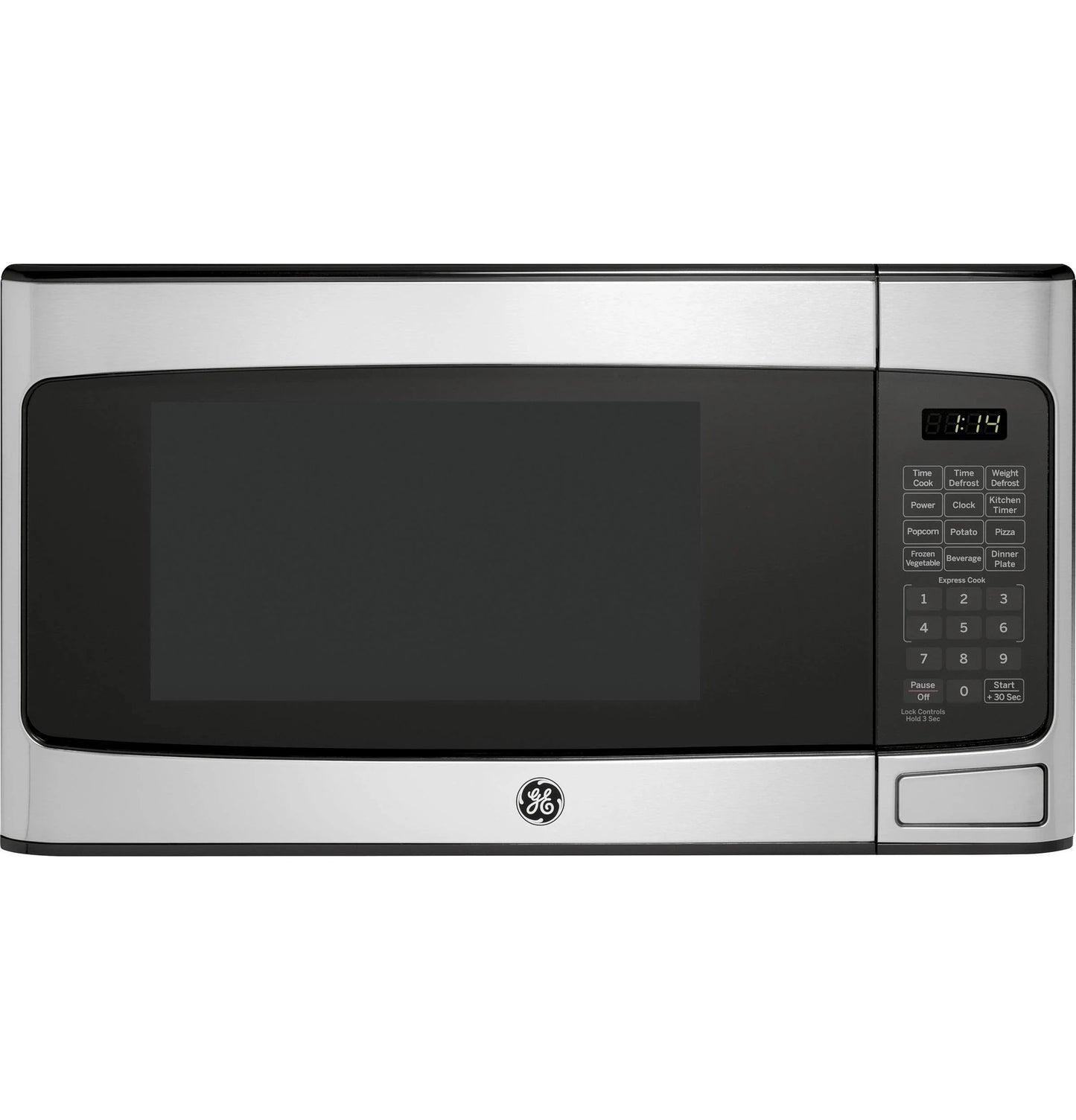 GE - 1.1 Cu. ft. Mid-Size Microwave - Stainless Steel