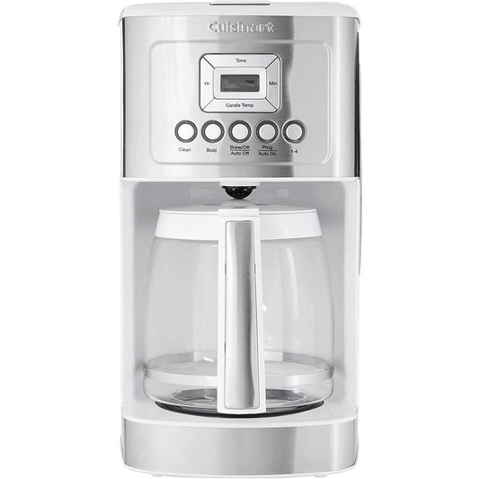 Cuisinart 14 Cup Programmable PerfecTemp Coffeemaker, White