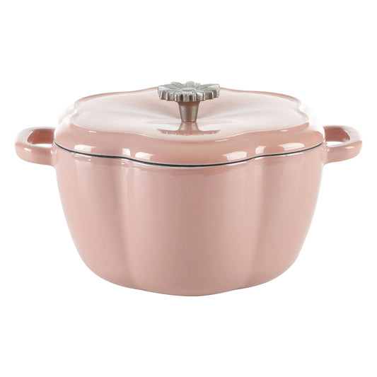 The Pioneer Woman Timeless Beauty Enamel on Cast Iron 3-Quart Dutch Oven, Pink