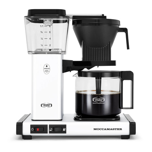 Moccamaster KBGV Select 10-Cup Glass Brewer Matte White Coffee Maker