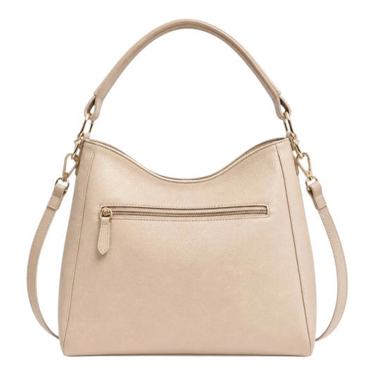 Bagrax Elegant Beige Classic Shoulder Bag