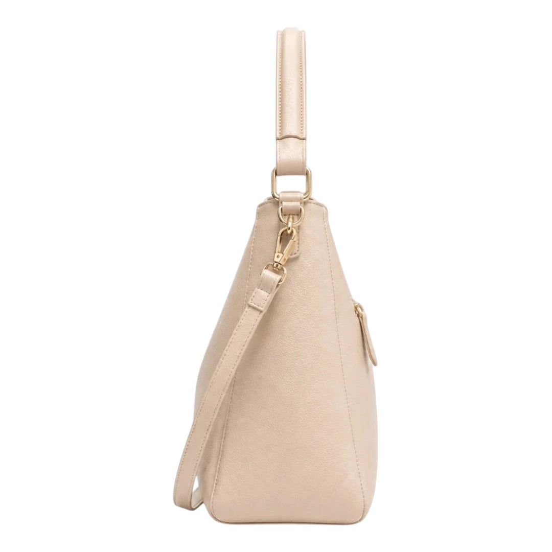 Bagrax Elegant Beige Classic Shoulder Bag