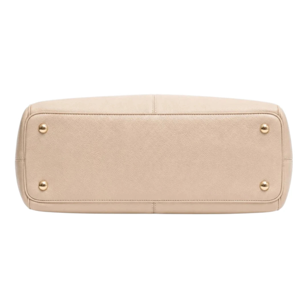 Bagrax Elegant Beige Classic Shoulder Bag