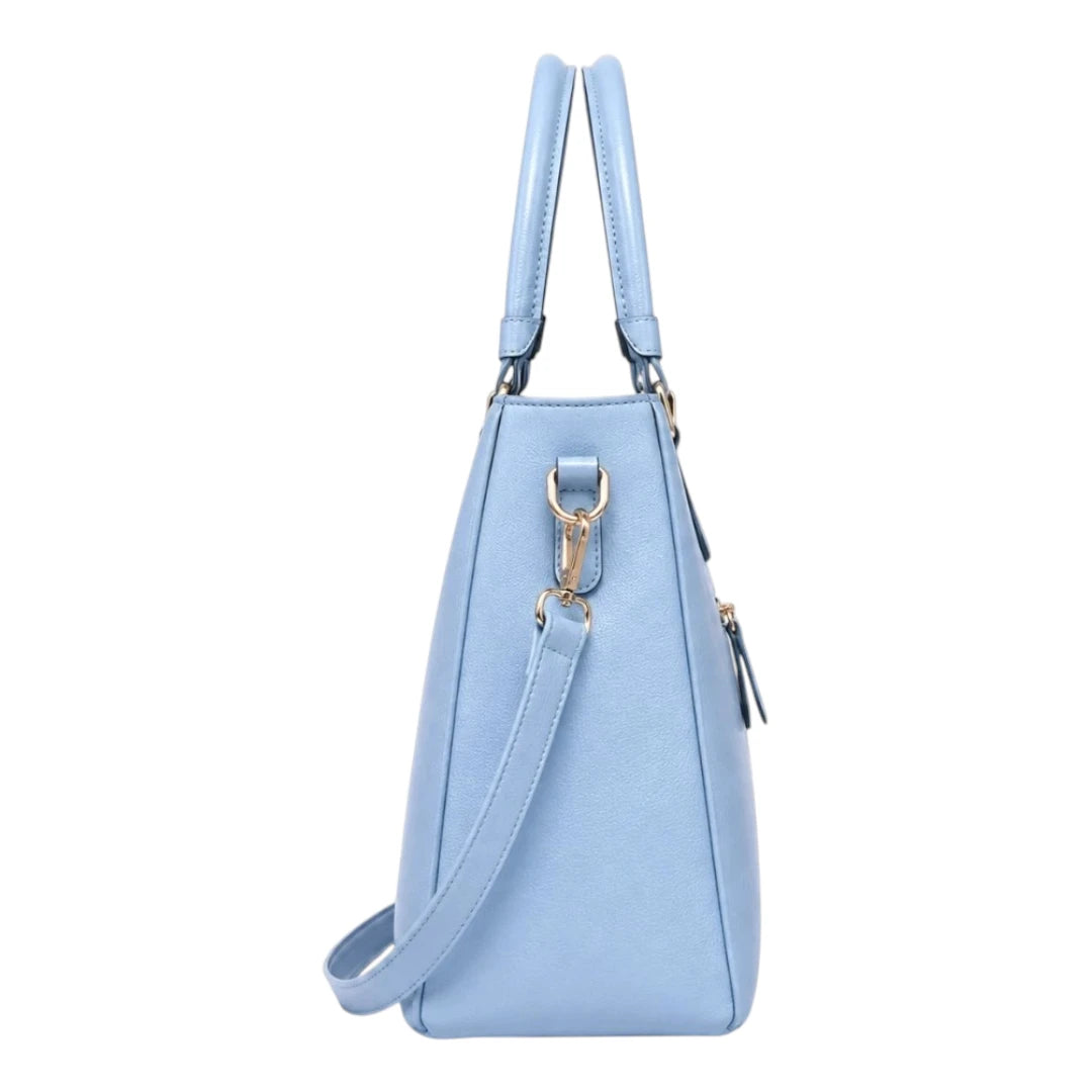 Bagrax Elegant Sky Blue Handbag for Women