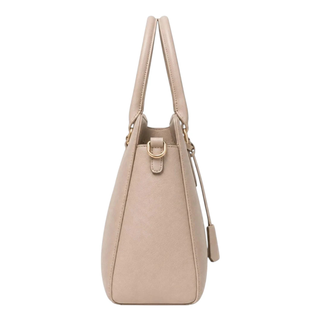 Bagrax Stylish Beige Tote Handbag
