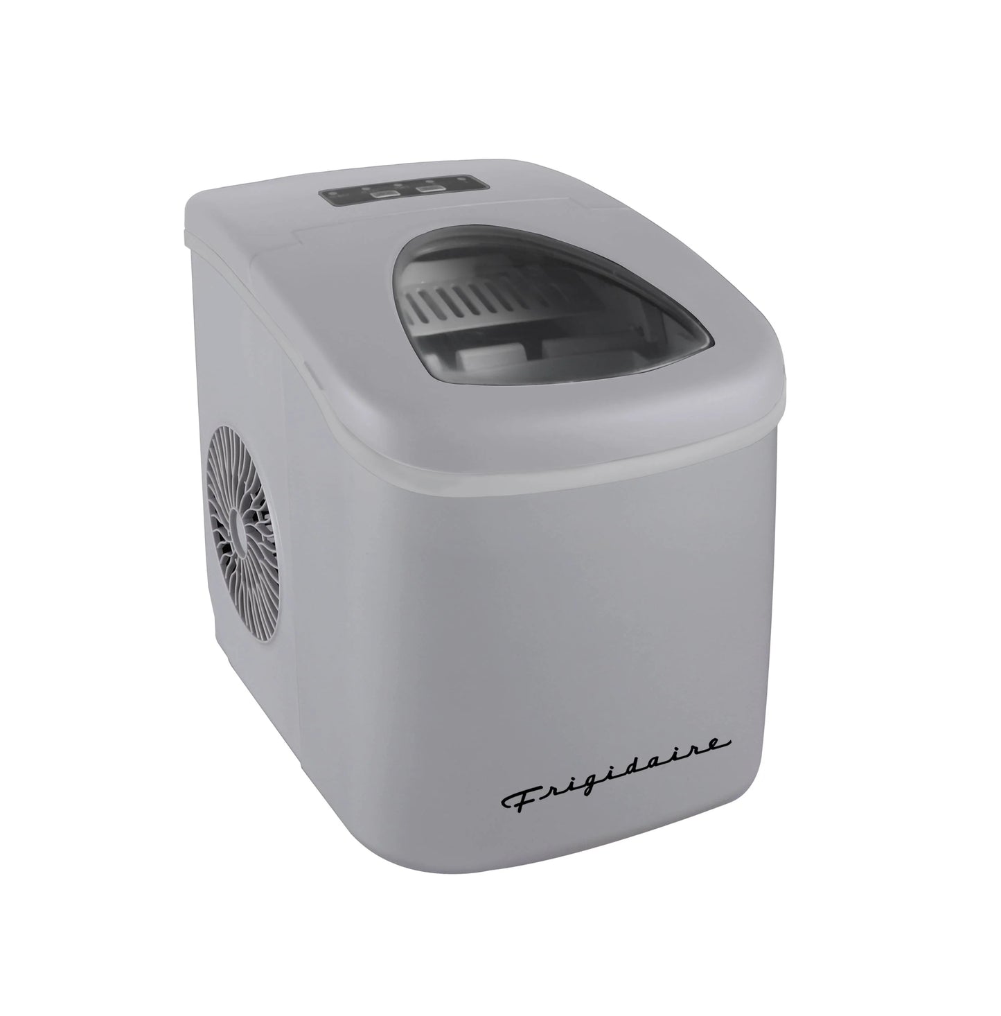 Frigidaire 26 lb Retro Ice Maker, Silver, EFIC128