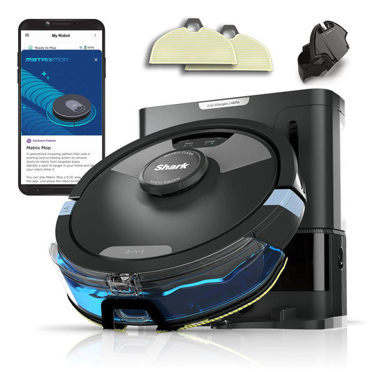 Shark AI Ultra 2-in-1 Robot Vacuum & Mop with Sonic Mopping - Black