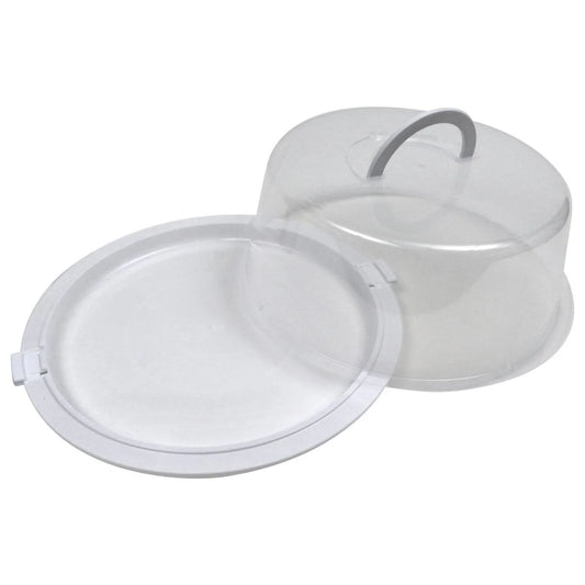 Sure Fresh Reusable Plastic Cake Container with Lid, 12x4.75 in.