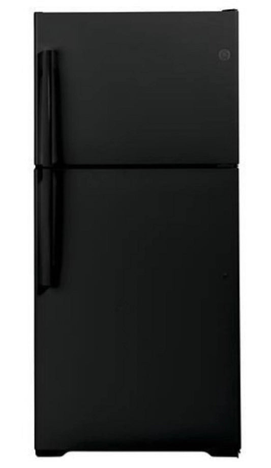 GE GTS22KGNRBB 21.9 Cu. ft. Black Top-Freezer Refrigerator